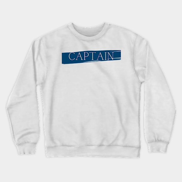 Captain Crewneck Sweatshirt by SummerAtTheLakeHouse